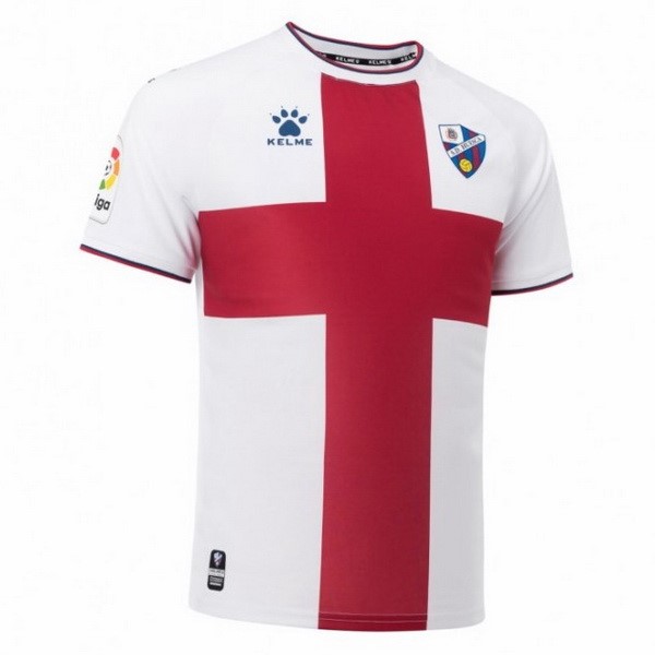 Camiseta Huesca Replica Segunda Ropa 2018/19 Blanco Rojo